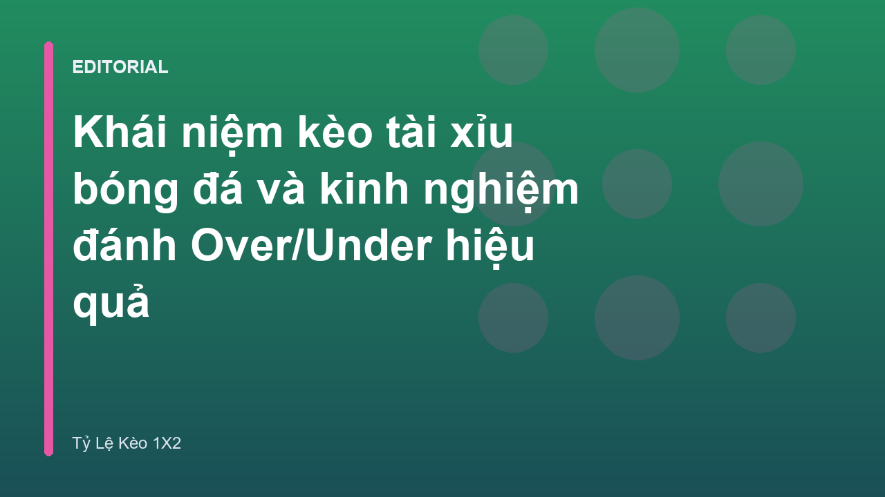 Minh họa về kèo tài xỉu bóng đá